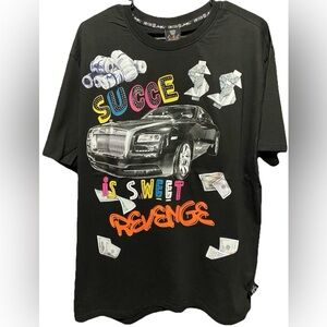 Switch Remarkable XXL Graphic Tee Black Rolls‎ Royce Money Print Streetwear
NWT